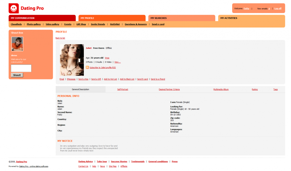 dating site best framework