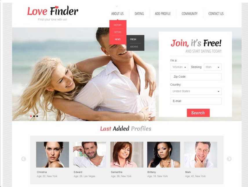 Online Dating Auction Site